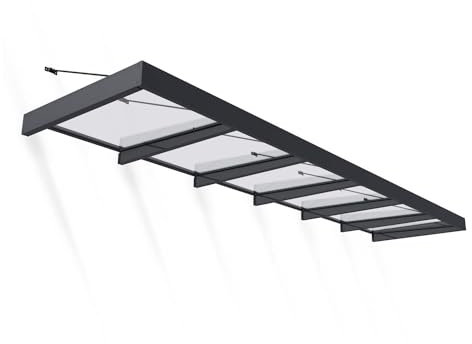 Canopia by Palram Sophia XL Canopy, 5.7 x 1.4 cm, Anthracite, Clear