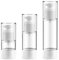 YOUTHWIE 3 Pcs Airless Pump Bottle Refillable Empty Clear Travel Lotion Pump Containers/Vacuum Press Pump Bottles for Traveling Cosmetic Perfume Foundation, Essence, Lotion