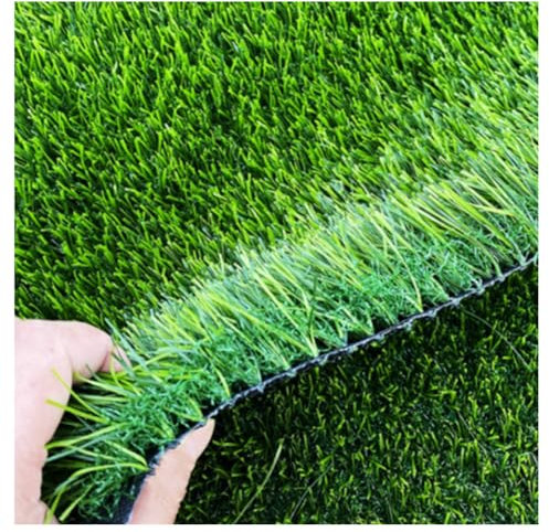 Gazon Artificiel 3X4m Réaliste Faux Gazon Astro Tapis D'herbe Gazon Synthétique Tapis De Pelouse En Gazon Pour Terrasse Pour Animaux De Compagnie Jardin Balcon Mariage(Size:3X3M)