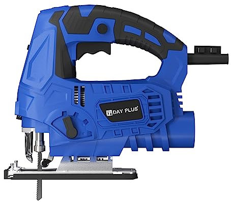 1800W Electric Jigsaw Heavy Duty Wood Metal Cutting Saw 6 Speed Levels, 100mm Wood Cutting, 10mm Steel Cutting, 30mm Plastic Cutting,2M Wire