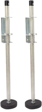 Verstellbare Leiter-Nivellierer, 2PCS Verlängerungsleiter Stabilisator Verlängerung Leiter Bein Bodennivellierer Treppenleiter mit rutschfesten Gummifüßen Schrauben Schraubenschlüs