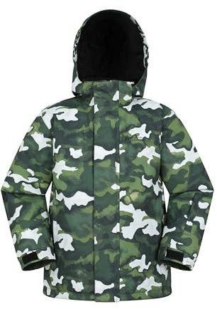 Mountain Warehouse Mogal Kids Printed Ski Jacket Dark Gre 5-6y