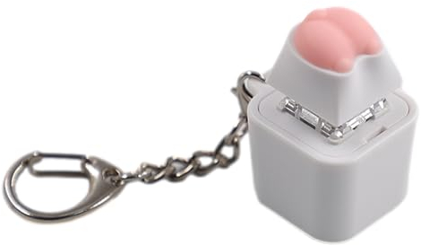 Schlüsselanhänger Keyboard Fidget,Keyboard Fidget Spielzeug,Leuchtender Finger-Tastatur-Schlüsselanhänger Fidget - Scherzspielzeug Zur Stimmungsaufhellung, Neuheitsspielzeug Für Kinder,