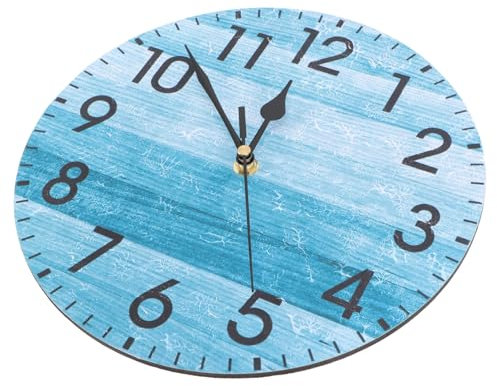 Holibanna Robuste Runde Wanduhr Mit Geräuschlosem Nicht Tickendem Mechanismus Für Büro Bar Restaurant