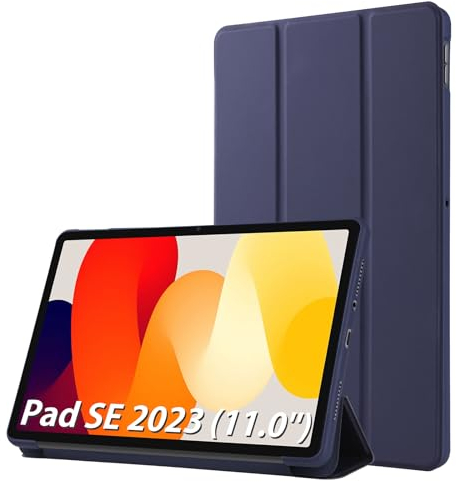 Simpeak Hülle Kompatibel mit Xiaomi Redmi Pad SE 11 Zoll, Ultra Dünn mit Standfunktion Schutzhülle Kompatibel für Redmi Pad SE, Taschen Case, Dunkelblau