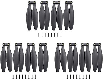 Propeller für HS720 HS720E, zusammenklappbar, vierachsig, Flugzeugblatt, Luftfotografie, bürstenloses RC-Drohnenzubehör, 12 Stück