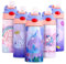 JYPS Trinkflasche Kinder Edelstahl,360ML Thermo Trinkflasche Mädchen mit Strohhalm Auslaufsicher,Trinkflasche Einhorn Meerjungfrau,BPA-frei,Thermo Wasserflasche für Schule, Kindergarten