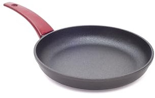 RISOLI’ | VINUM, Padella Antiaderente Ø32cm, Basso Spessore 6 mm, in Alluminio Fuso Riciclato, No Induzione, Made in Italy