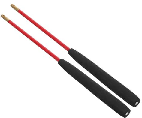 KONTONTY Chinesische Diabolo-stäbe Aus Kupfer 1 Paar Diabolo-handstäbe – Griff Traditioneller Akrobatik-stab