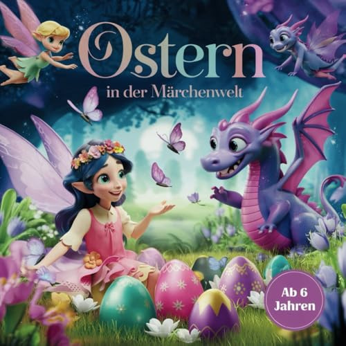 Ausmalbuch Ostern in der Märchenwelt - Fantastischer Malspaß für Kinder ab 6 Jahren