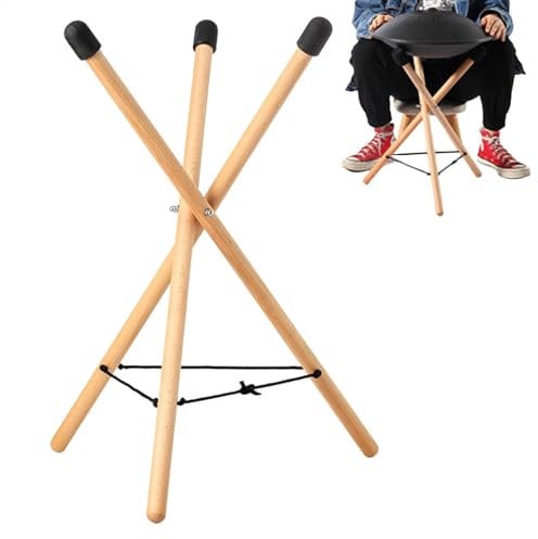 Generisch HANDPAN STIMOD, Holzstahl Zungen -Trommelhalterung