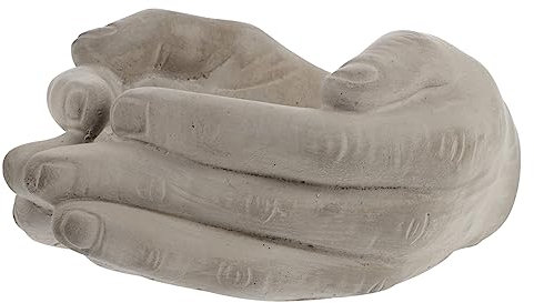 VANZACK Jardinière en Ciment en Forme De Palmier Fabriquée À La Main Élégante pour La Maison Ou Le Bureau pour Une Décoration Polyvalente