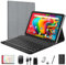 FEONAL 2025 Tablet de 10 pulgadas, Android Tablet con teclado/lápiz/ratón, 5G WiFi Tablet PC-128 GB ROM (1TB TF), Bluetooth 5.0, Octa-core, 1080 FHD, 13MP + 8MP, 7000mAh, GMS/GPS/-gris