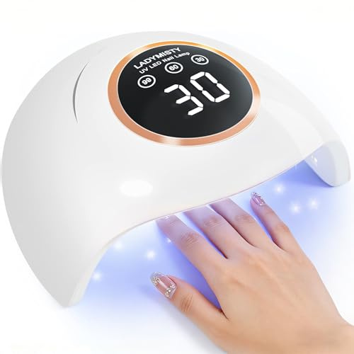 UV Lampe Für Gelnägel, 72W UV Lampe Nägel Mit 3 Timer & 18 Leds, LCD Display, Automatischer Infrarotsensor, UV Lampe Für Anfänger & Profis