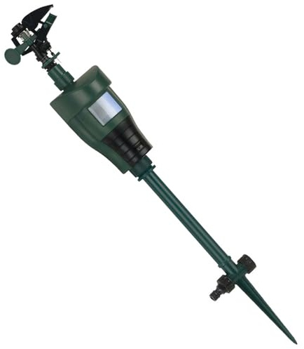 Motion Sensor Sprinkler to Deter Animals Motion Sensor Sprinkler, Adjustable 360° Activated to Protect Plants Animal discouragement for Garden