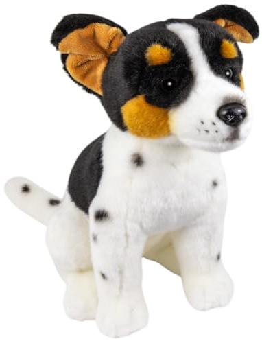 Carl Dick Jack Russell sitzend schwarz-weiß-braun ca. 25cm Plüschtier, Stofftier, Kuscheltier 3820