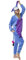 Katara 1744 -Esel I-A Kostüm-Anzug Onesie/Jumpsuit Einteiler Body für Erwachsene Damen Herren als Pyjama oder Schlafanzug Unisex - viele Verschiedene Tiere