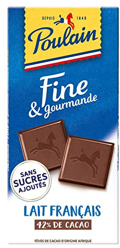 Poulain Tablette de Chocolat Ligne gourmande Lait 100 g