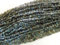 Natürlicher Labradorit Uneven Plain Cabochon Chips 83,8 cm Strang Schmuck