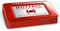 Monsterzeug Notfall Schokolade, Vollmilchschokolade in der Dose Feuermelder Optik, Witziges Schokoladen Geschenk, Spaßgeschenk, Trost Geschenk