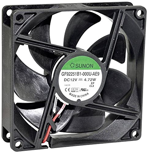 Sunon GF92251B1-000U-AE9 Axiallüfter 12 V/DC 127.3 m³/h (L x B x H) 92 x 92 x 25 mm