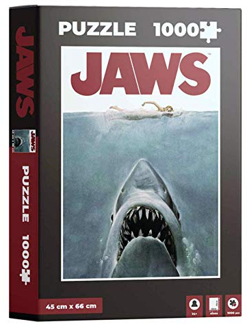 Close Up Jaws Der Weiße Hai Puzzle Filmplakatmotiv (45cm x 66cm)