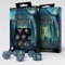 Q WORKSHOP Call of Cthulhu Abyssal & white Dice Set
