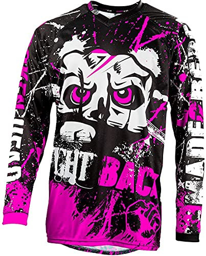 Broken Head MX Jersey Strike Back Pink - Langarm Funktions-Shirt Für Moto-Cross, BMX, Mountain Bike, Offroad (XXS)