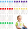 Sicherheitsnadeln,BabyMini Sicherheitsnadeln,Windelstifte,Windelnadeln Kindersicher,Geeignet für Speicheltücher,Windeln und Kleidung,Mehrfarbig (36)
