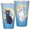 Abysse Corp Sailor Moon - Glas - Luna and Artemis - Katze XXL Trinkglas 400 ml - Geschenkbox