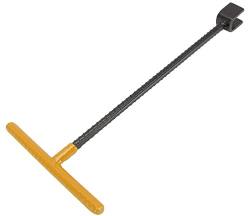 Hztyyier Chiave per Cordolo con Impugnatura a T, Strumento Chiave per Contatore dell'Acqua per Valvole Rubinetti Chiave dell'Acqua di Rete Chiave di Spegnimento dell'Acqua (Giallo)