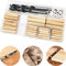 CESFONJER Kit de chevilles et forets en bois, con 55 Pcs Tourillon Bois, 6 Pcs Pointe de Centrage, 3 Pcs foret perceuse et 3 Pcs Butée de Profondeur, pour Artisanat, Bricolage, Travail du Bois