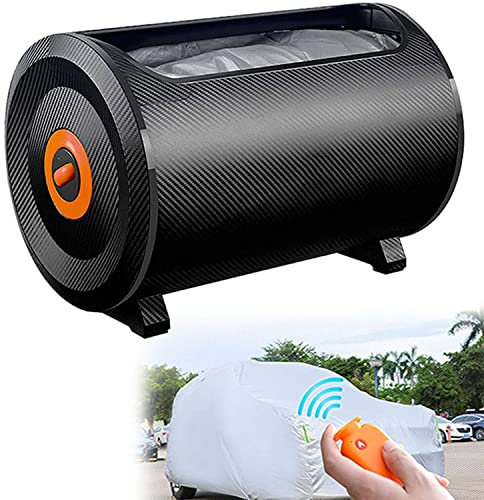 Automatische Autoabdeckung, Fernbedienung, intelligente, einziehbare, wasserdichte, atmungsaktive Autoabdeckung, Outdoor, Indoor, Sonne, UV, Allwetter-Vollautoabdeckung, universelle Passform,Suv