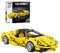 SIENON Technic Super Sportwagen Baukasten Pull Back Race Car Spielzeug，Rennsport-Sammelmodell-Supercar-Baukasten, Sport Fahrzeug Konstruktion Spielzeug für Kinder Mädchen Jungen Alter 6+ (391Pcs)