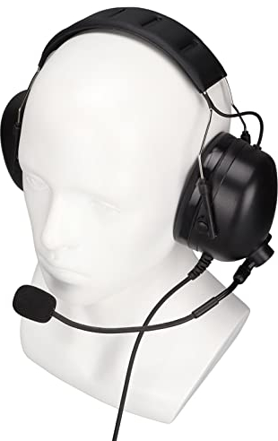 U94 PTT Funkkopfhörer, 7,1 Mm Stecker, Rauschunterdrückung, Strapazierfähiges Headset für UV‑5R BF‑888S K Kopfradio, Gehörschutz, Rauschunterdrückung, Sicherheits-Ohrenschützer