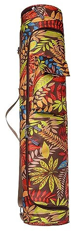 yuwqqoajv Borsa per esercizi portatile con custodia per tappetino da yoga Oxford Fitness per un facile trasporto, Verde