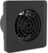 Silent Bathroom Extractor Fan with Timer 4 Inch 100mm Pure - Black Extractor Fan Bathroom Ceiling or Wall Mounted, Ventilation Fans for Bathrooms, Axial Fans for Air Flow & Ventilation in Bathrooms