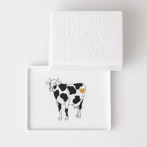 Räder Butterdose Der Mensch lebt Nicht 14,5x11,5x5,5cm