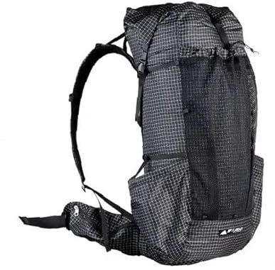 Acqorad 3F UL GEAR QiDian Pro UL 46+10L Rucksack Outdoor Klettern Tasche Camping Wandern Taschen UHMWPE Ultraleicht, Schwarz, Unisex, Leichtgewichtig