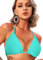 Navneet Bikini Oberteil Damen Bikini Triangel Push Up String Bikini Top Bikinis Bademode Badeanzug Swimsuits Mintblau L
