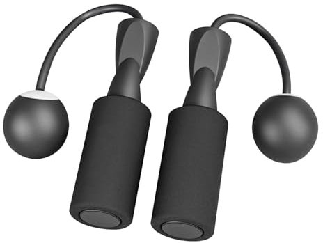 Corde à Sauter Sans Fil RéGlable,Sans Fil Corde à Sauter Intelligente Avec Compteur, Fitness Boys And Girls Corde Indoor And Outdoor Training Sauter Homme Femmes Enfants (Noir)