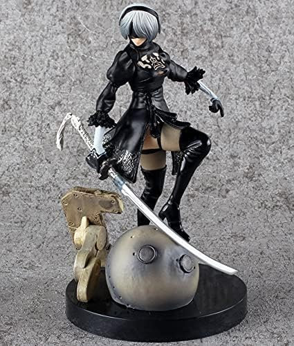CHiHuol 15CM Anime PS4 Game Automata NieR Yorha No.2 Type B 2B Standing Beautiful Girl PVC Action Figure Model Toys Handmade Statue Collection Ornament