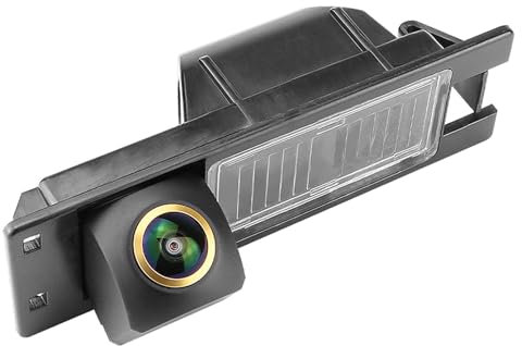 GREENAUTO Rückfahrkamera für Opel Astra H/Opel Zafira B/Corsa D/Vectra C/Insignia,175 Grad Betrachtungswinkel AHD 1080P Kennzeichenlampe Rückfahrkamera