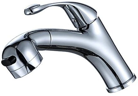 Veemoon Robinet De Lavabo Avec Douchette Extensible Mitigeur Eau Chaude Et Froide Facile à Installer Pour Cuisine Et Salle De Bain Livré Avec Tuyau Alimentation