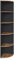 Vicco Eckregal Ecki, stehendes Bücherregal, Anthrazit/Goldkraft Eiche, 40 x 180.6 cm