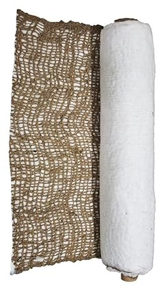 greentex - Geotextil 4 Rollen a 1,20 x 20 m | Hang- & Böschungsmatte mit Begrünung | Erosionsschutz an Böschungen | Einfach zu verlegen | Langzeitdüngung durch Schafwolle (Kokos, 96, quadratmeter)