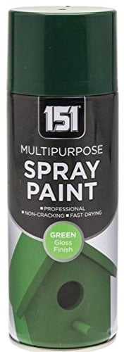 151 Green Gloss Multi-Purpose Aerosol Spray Paint 400ml (1 Pack)