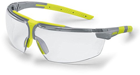 Uvex Schutzbrille i-3 add +1.0 Dioptrien, Augenschutz, Sicherheitsbrille, Arbeitsschutzbrille mit klarer Scheibe