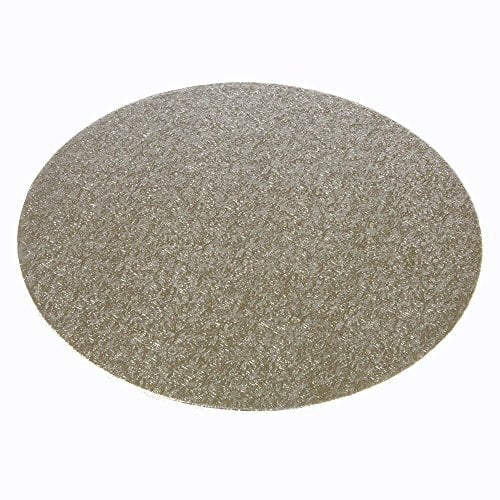 5 Silver Round Cake Board 3mm Thick