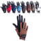 RL24 - Reithandschuhe Damen & Herren Professional Nubuk | Handschuhe zum Reiten | Reiterhandschuhe mit Magic-Lederimitat | robust, rutschfest & atmungsaktiv | Reitzubehör in Schwarz/Braun | M